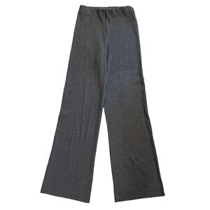 4/$30 Zara Charcoal Ribbed Knit Trousers size small